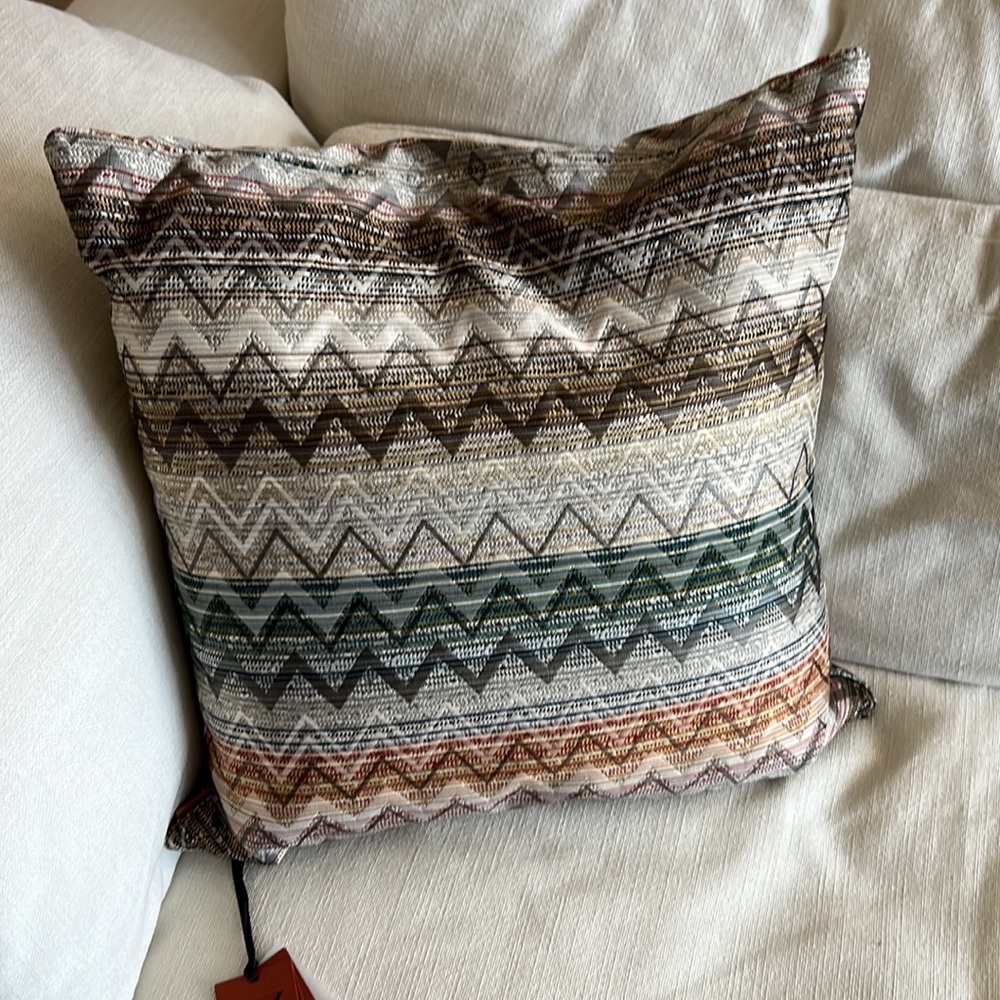 NWT Missoni Home Yate Throw Pillow 20” Square